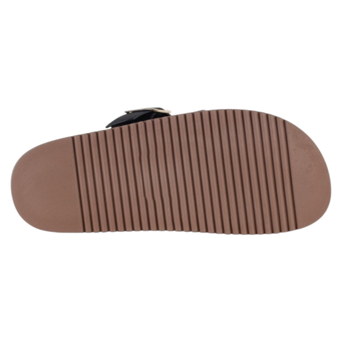 Foto 5 pulgar | Sandalias De Piso Exterior Piel Vegana Color Negro Para Mujer De Rbcollection