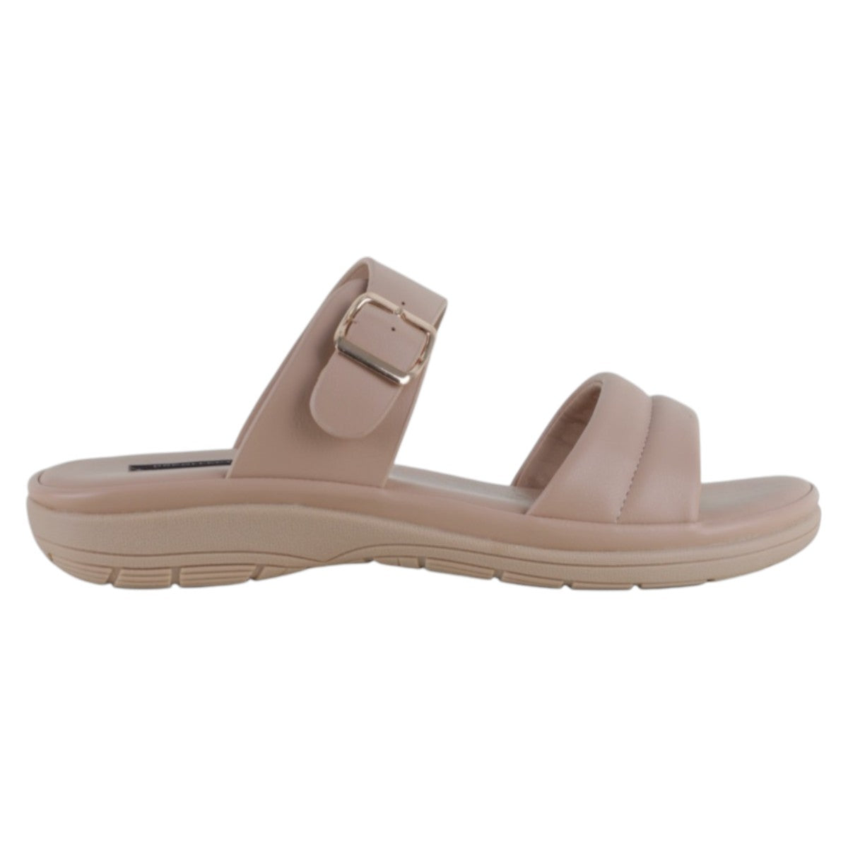 Foto 3 pulgar | Sandalias De Piso Exterior Piel Vegana Color Beige Para Mujer De Rbcollection