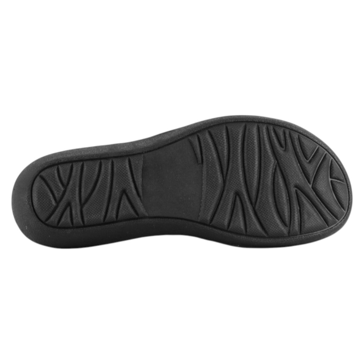 Foto 5 pulgar | Sandalias De Piso Exterior Piel Vegana Color Negro Para Mujer De Rbcollection