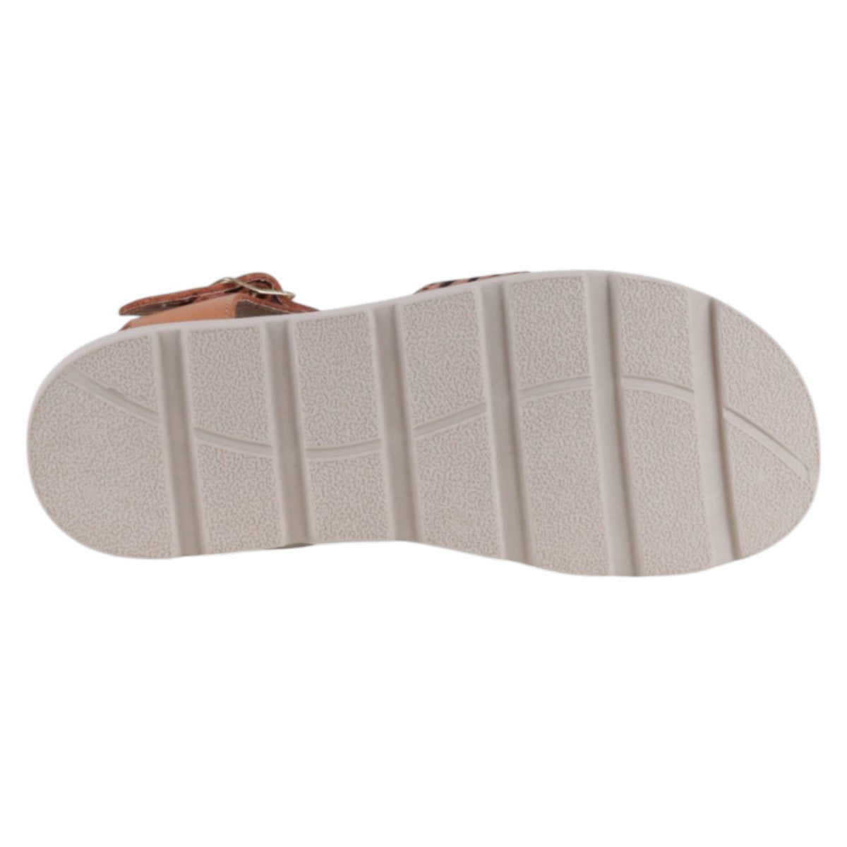 Foto 5 pulgar | Sandalias De Piso Exterior Piel Color Café Para Mujer De Rbcollection