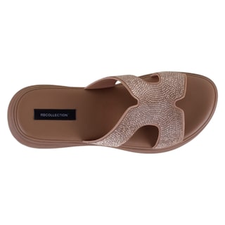 Foto 3 | Sandalias De Piso Exterior Sintético Color Café Para Mujer De Rbcollection
