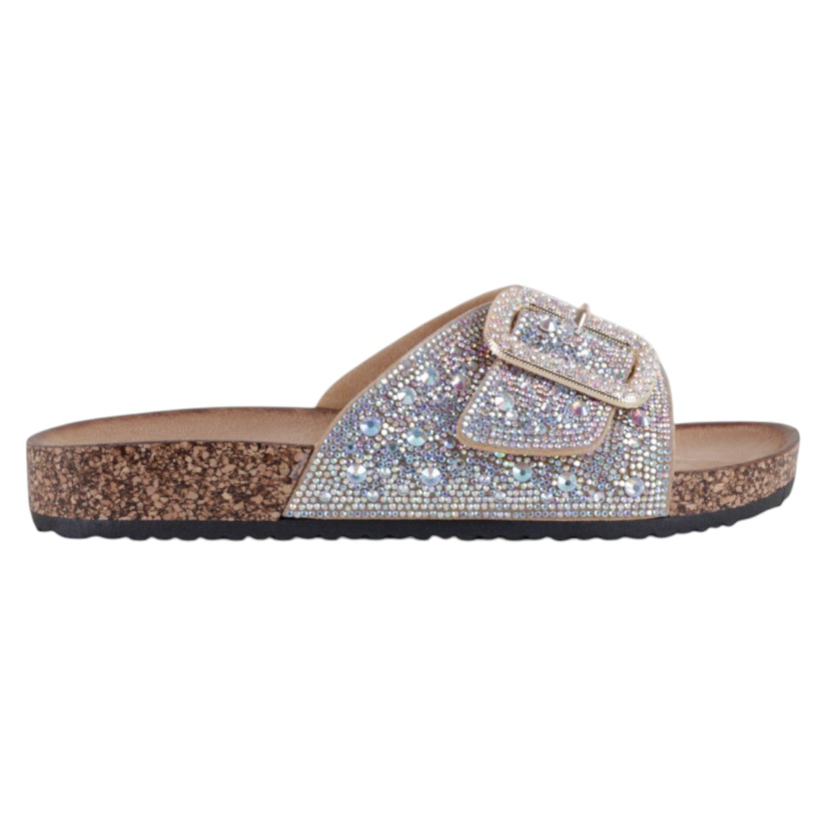 Foto 3 pulgar | Sandalias De Piso Exterior Sintético Color Plata Para Mujer De Rbcollection