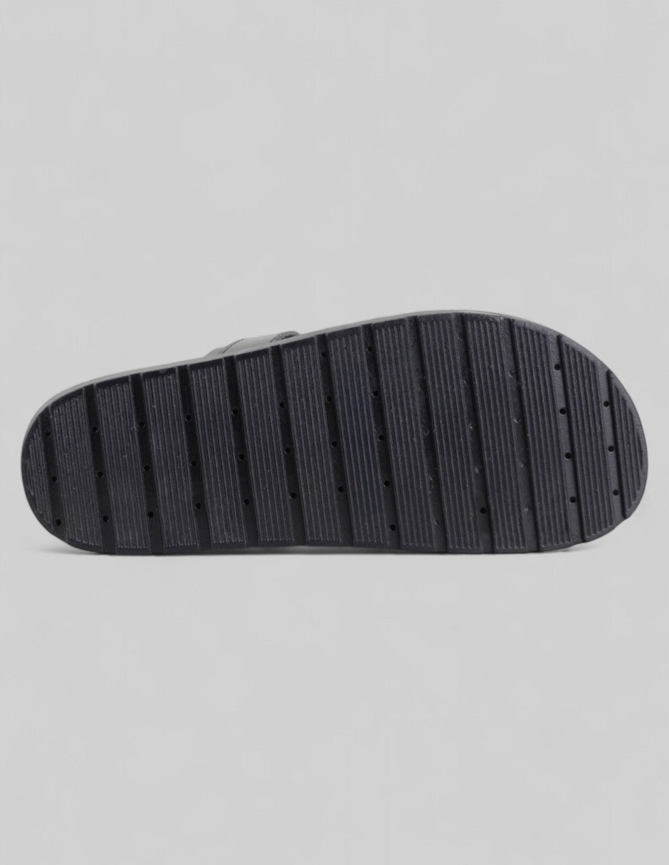 Foto 5 pulgar | Sandalias De Piso Exterior Piel Vegana Color Negro Para Mujer De Rbcollection