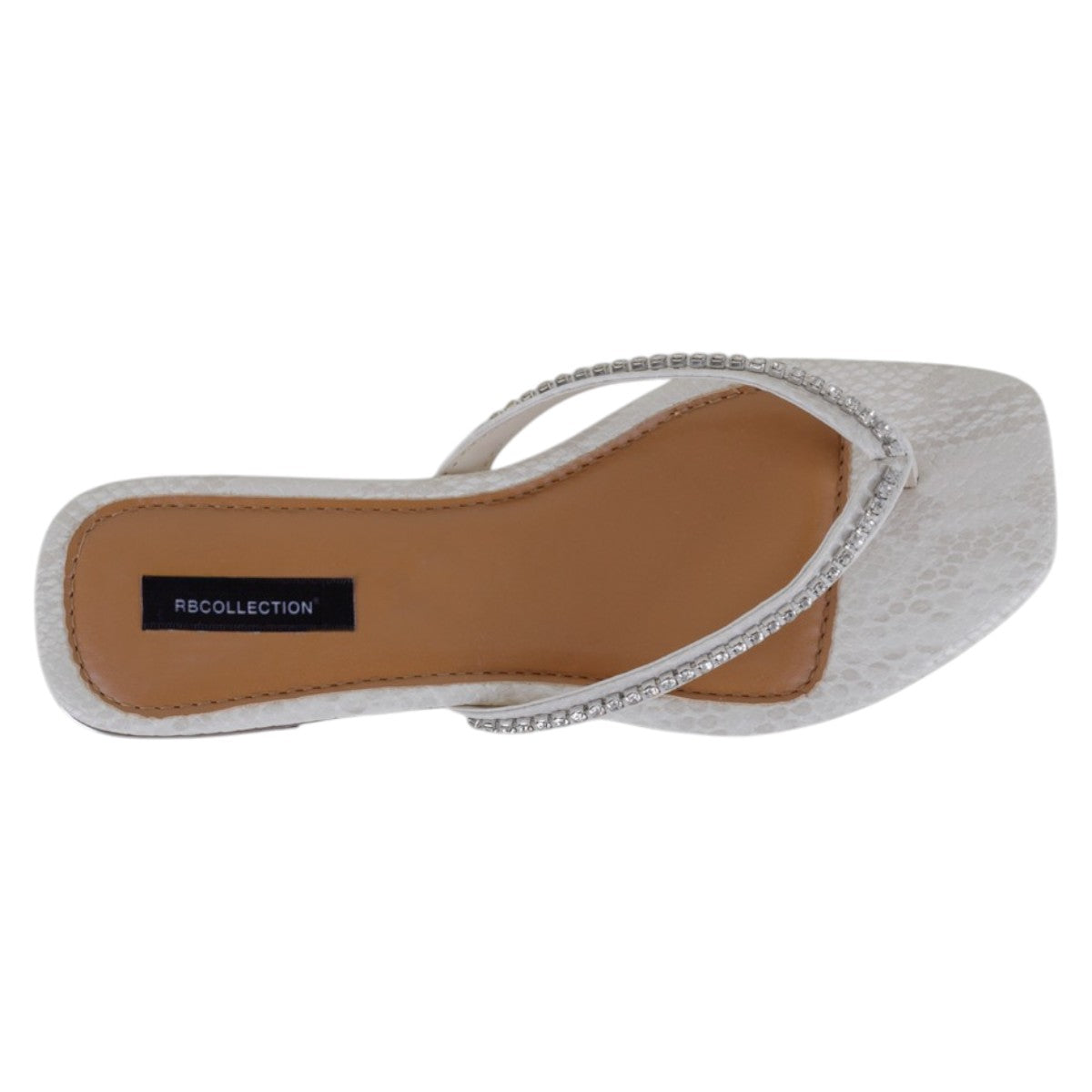 Foto 4 pulgar | Sandalias De Piso Exterior Sintético Color Blanco Para Mujer De Rbbasics