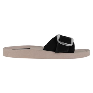 Foto 2 | Sandalias De Piso Exterior Textil Color Negro Para Mujer De Rbbasics