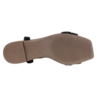 Foto 4 | Sandalias De Piso Exterior Piel Vegana Color Negro Para Mujer De Rbbasics