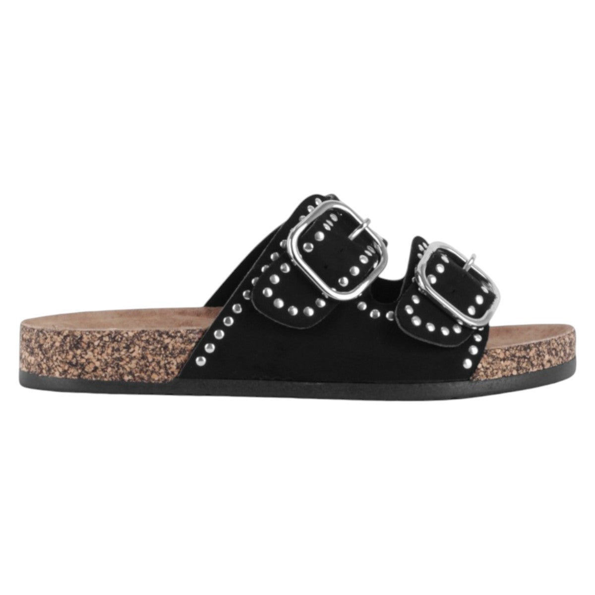 Foto 3 pulgar | Sandalias De Piso Exterior Gamuza Color Negro Para Mujer De Rbcollection