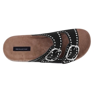 Foto 3 | Sandalias De Piso Exterior Gamuza Color Negro Para Mujer De Rbcollection