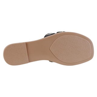 Foto 4 | Sandalias De Piso Exterior Charol Color Negro Para Mujer De Rbcollection
