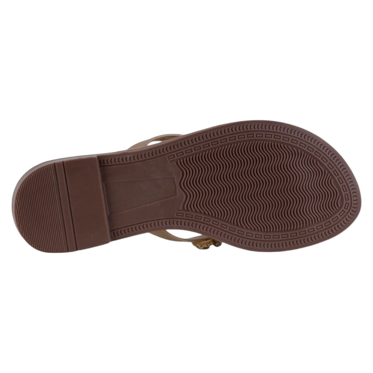 Foto 5 pulgar | Sandalias De Piso Exterior Sintético Color Dorado Para Mujer De Rbbasics