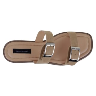 Foto 3 | Sandalias De Piso Exterior Textil Color Café Para Mujer De Rbbasics