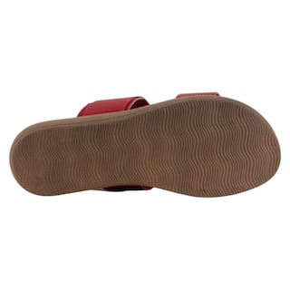 Foto 4 | Sandalias De Piso Exterior Piel Vegana Color Rojo Para Mujer De Rbcollection
