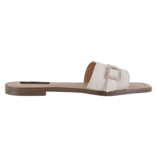 Foto 2 | Sandalias De Piso Exterior Piel Vegana Color Beige Para Mujer De Rbbasics