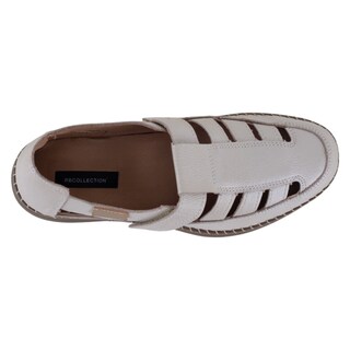 Foto 3 | Sandalias De Piso Exterior Piel Color Blanco Para Mujer De Rbcollection