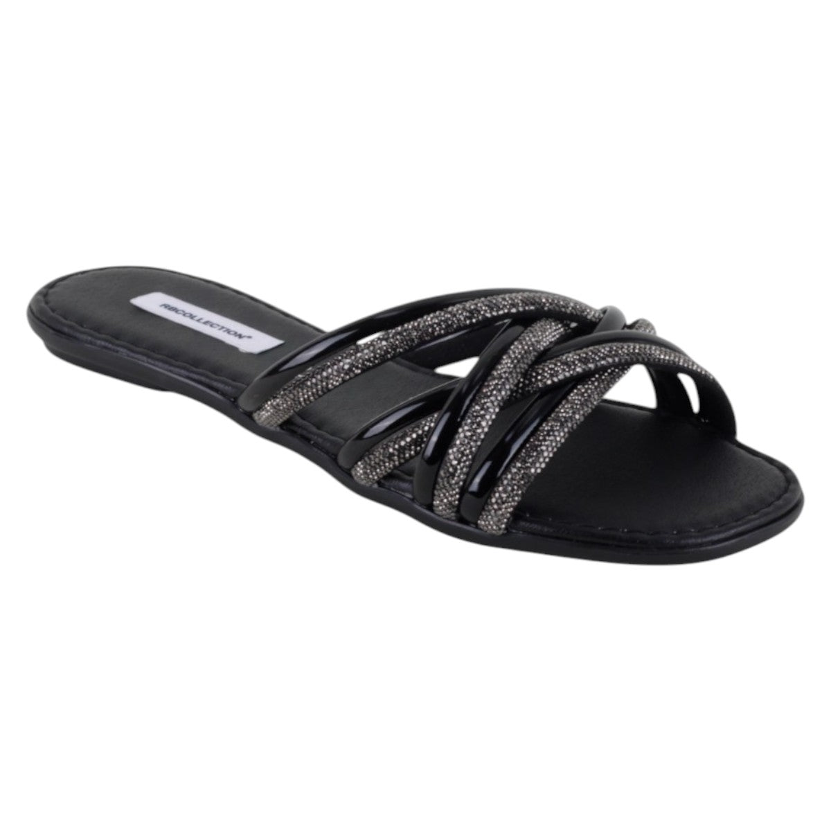Foto 2 pulgar | Sandalias De Piso Exterior Sintético Color Negro Para Mujer De Rbbasics