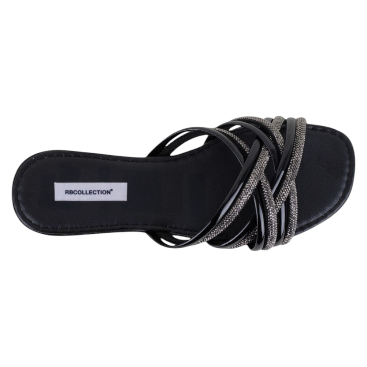 Foto 4 pulgar | Sandalias De Piso Exterior Sintético Color Negro Para Mujer De Rbbasics