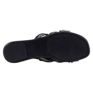Foto 4 | Sandalias De Piso Exterior Sintético Color Negro Para Mujer De Rbbasics