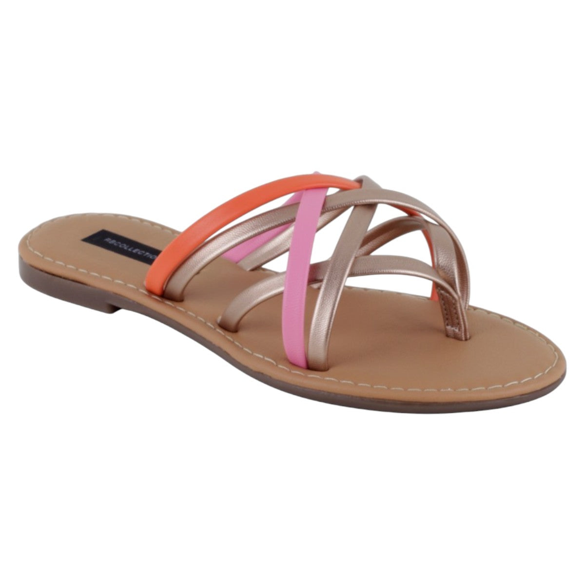 Foto 2 pulgar | Sandalias De Piso Exterior Sintético Color Multicolor Para Mujer De Rbbasics