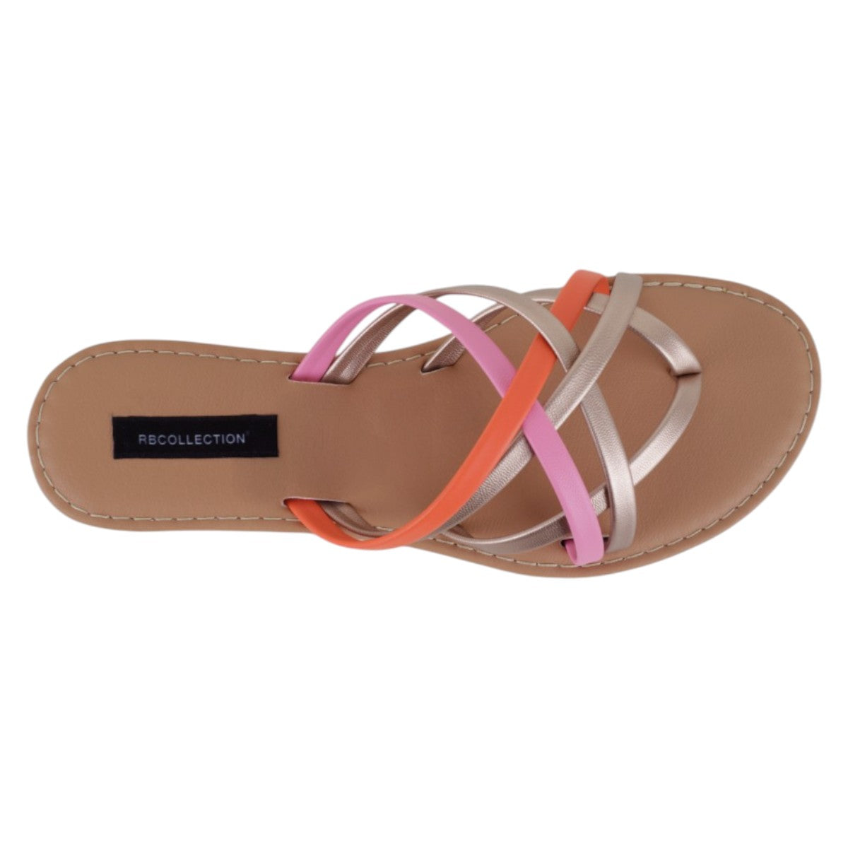 Foto 4 pulgar | Sandalias De Piso Exterior Sintético Color Multicolor Para Mujer De Rbbasics