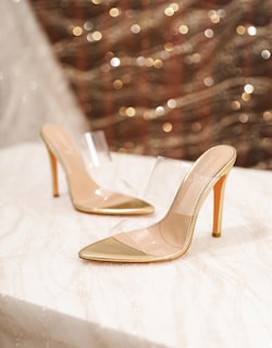 Foto 7 | Sandalias Vívidamente Transparentes Con Tacón Puntiagudo Y Tacón De Aguja Para Mujer - Venta Internacional.