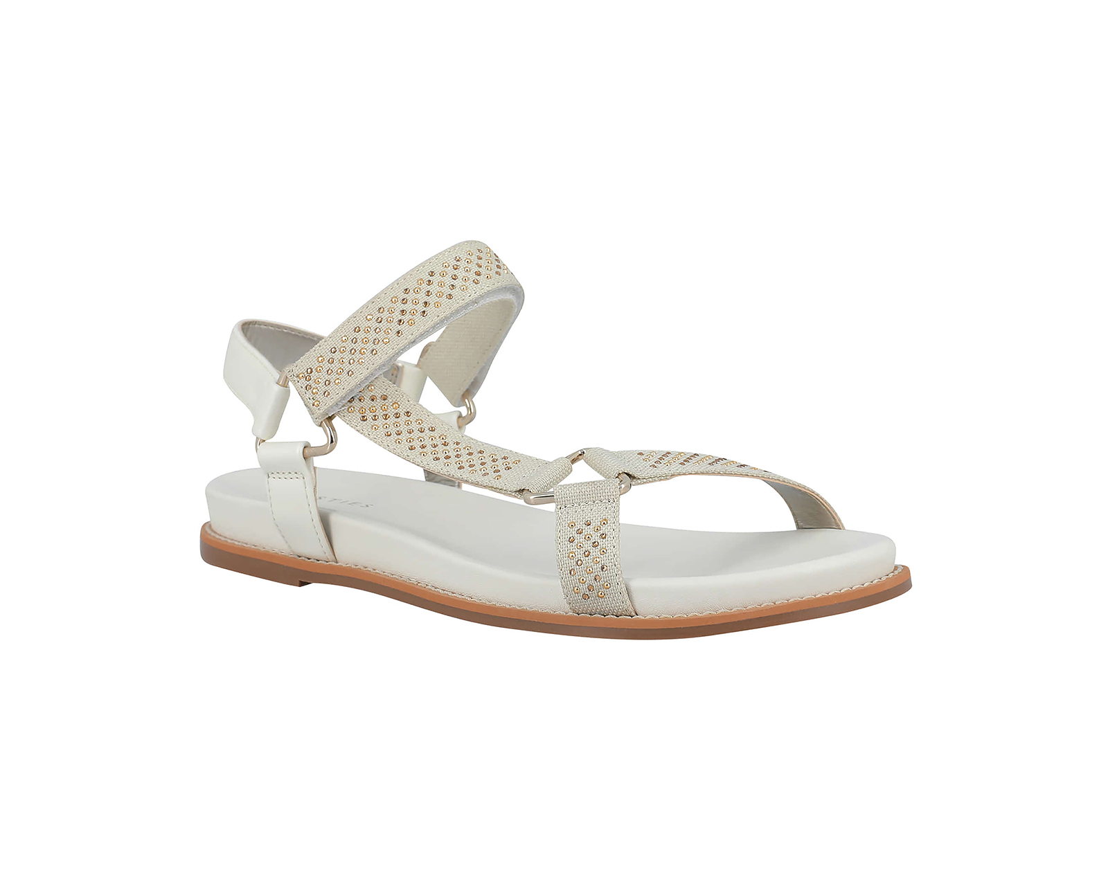 Foto 2 pulgar | Sandalia Westies Wedinat color Blanco Textil