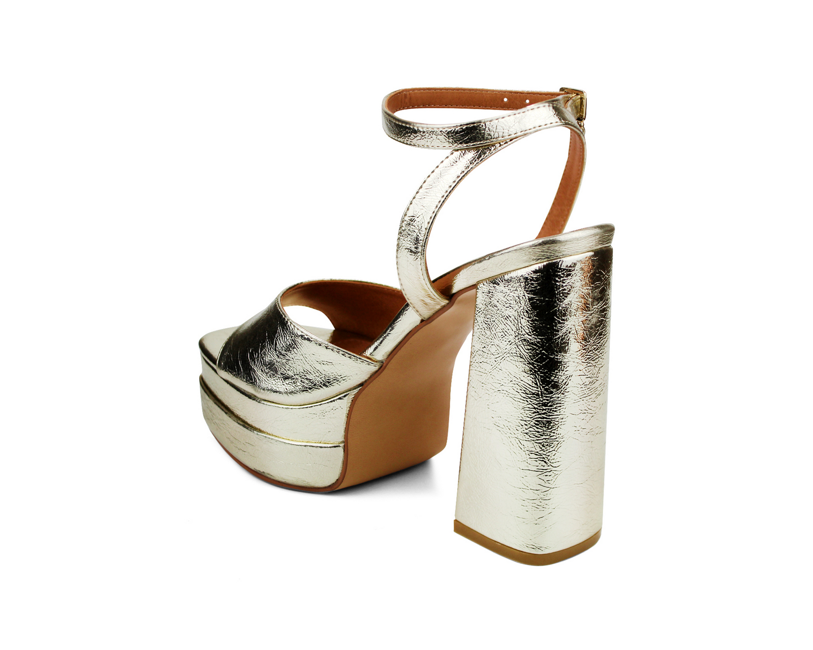 Foto 4 pulgar | Sandalias  Lob Footwear  color Oro para Mujer