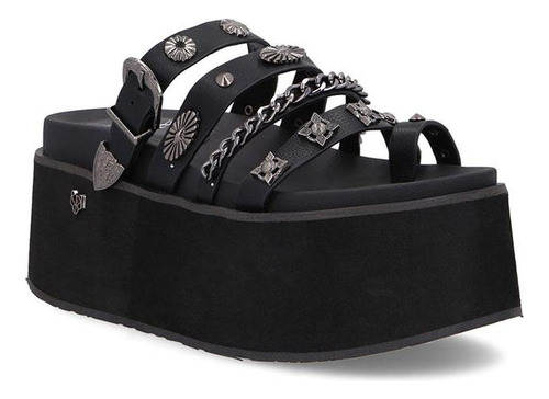 Sandalias Casuales Gotta Negro para Mujer