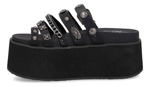 Foto 4 pulgar | Sandalias Casuales Gotta Negro para Mujer