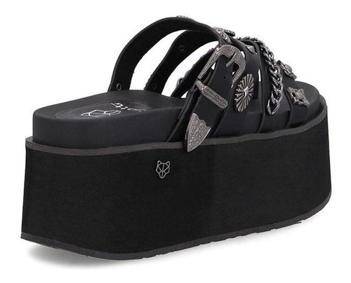 Foto 4 | Sandalias Casuales Gotta Negro para Mujer