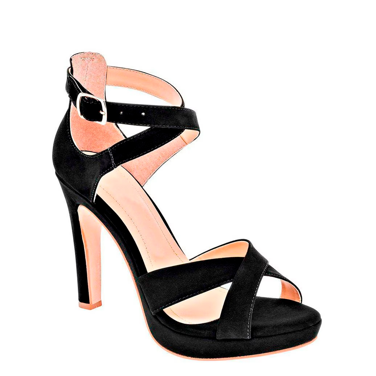 Sandalias Con Tacón Exterior Sintético Rbcollection color Negro Para Mujer