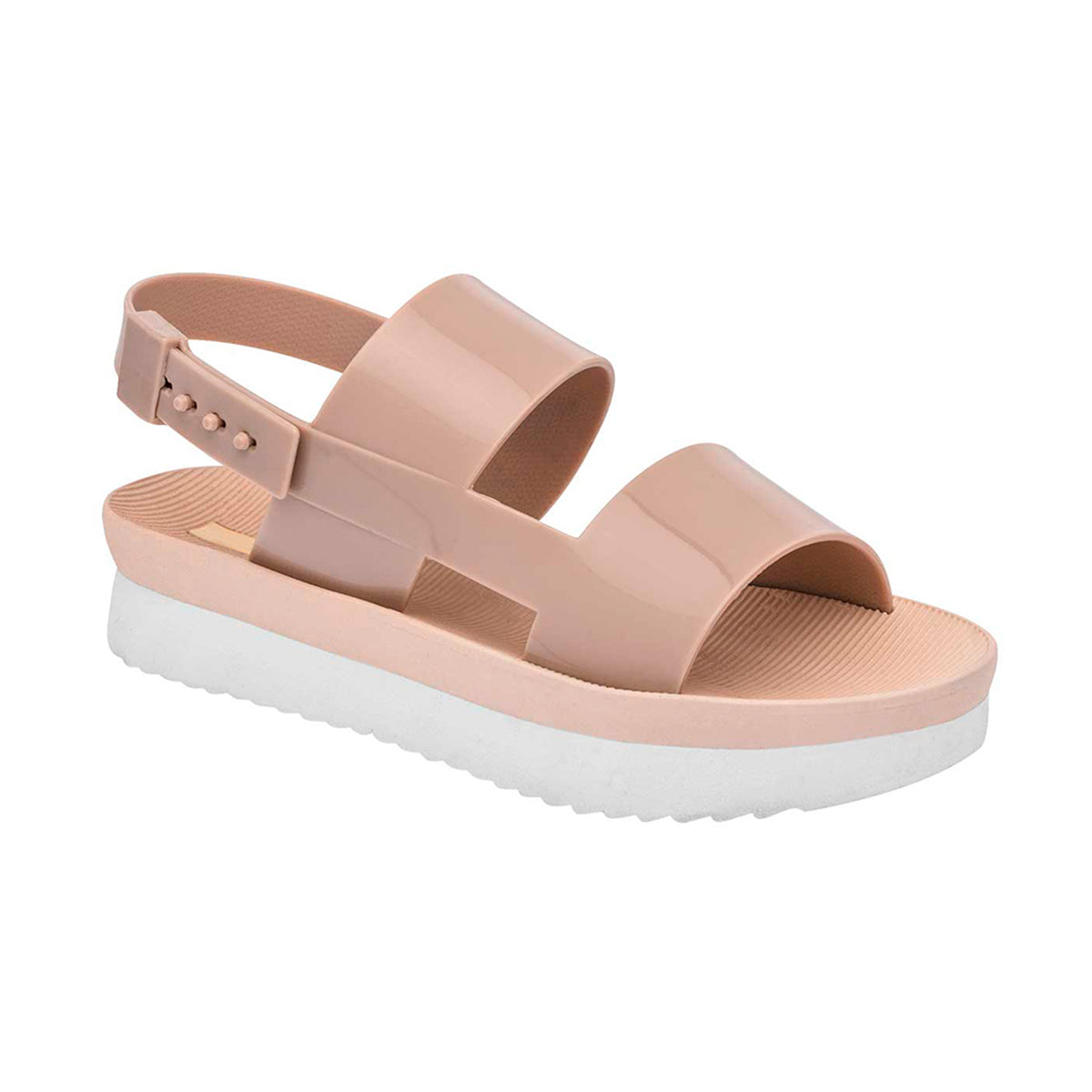 Foto 2 pulgar | Sandalias De Piso Exterior Sintético Rbbasics color Beige para Mujer