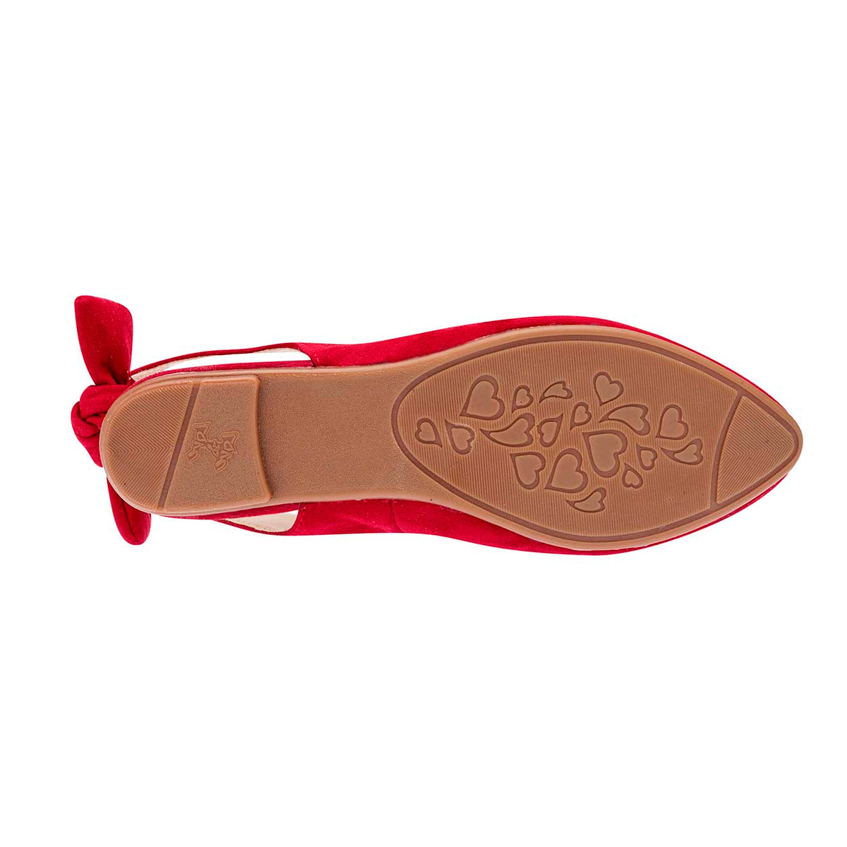 Foto 4 pulgar | Sandalias De Piso Exterior Textil Rbbasics color Rojo para Mujer