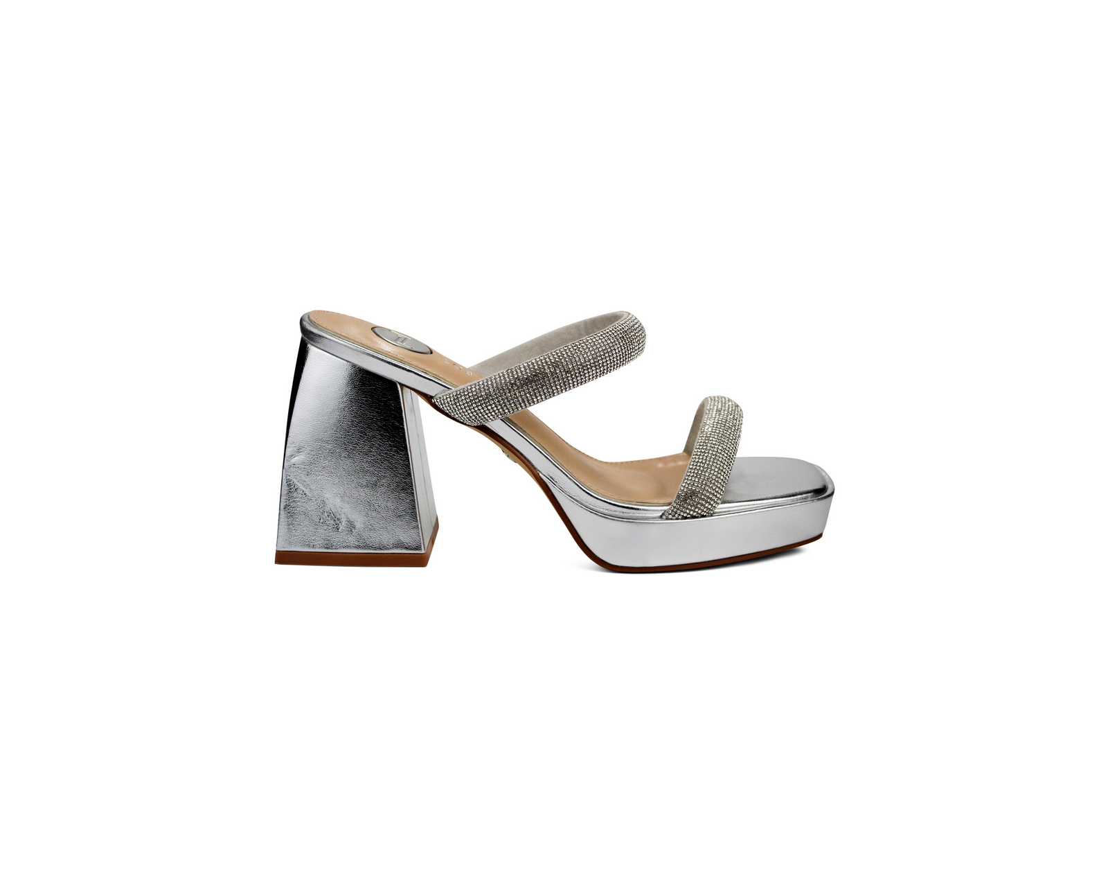 Foto 3 pulgar | Sandalia Para Dama Lob Footwear Pu Plata 92003103