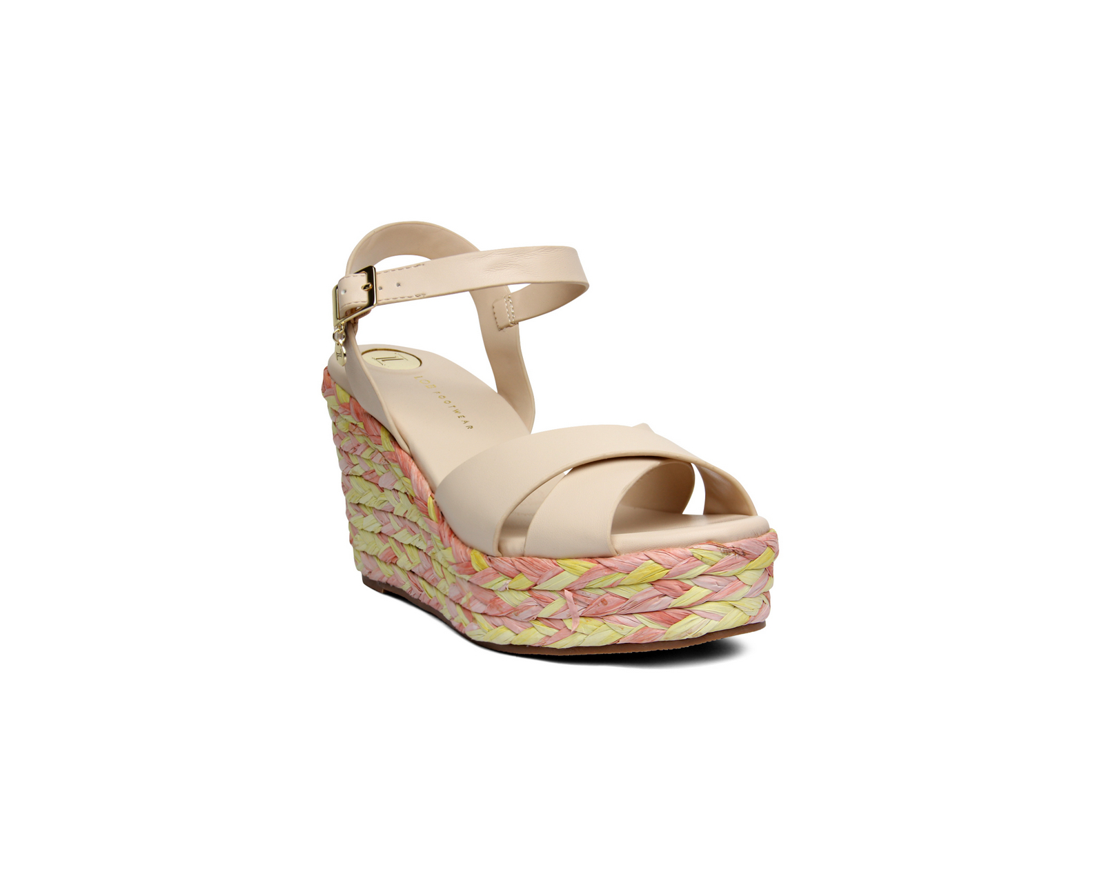 Foto 2 pulgar | Sandalia Para Dama Lob Footwear Pu Beige 92403066