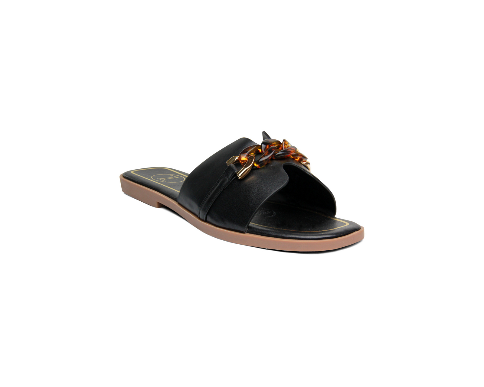 Sandalia Para Dama Lob Footwear Pu color Negro 91803029