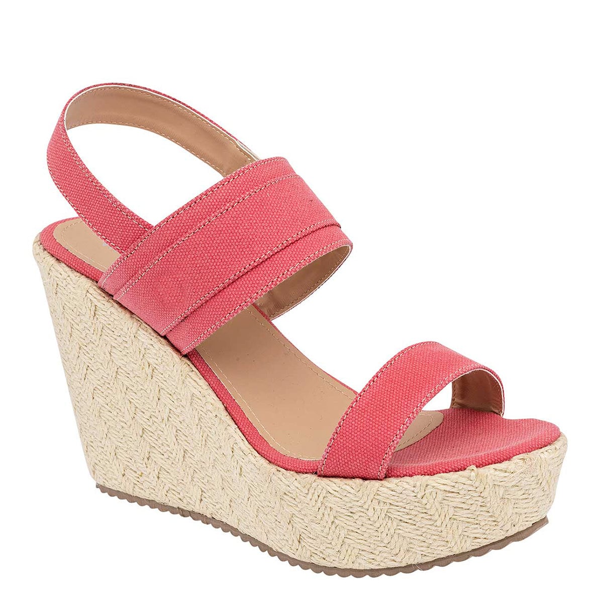 Sandalias discount tacon coral