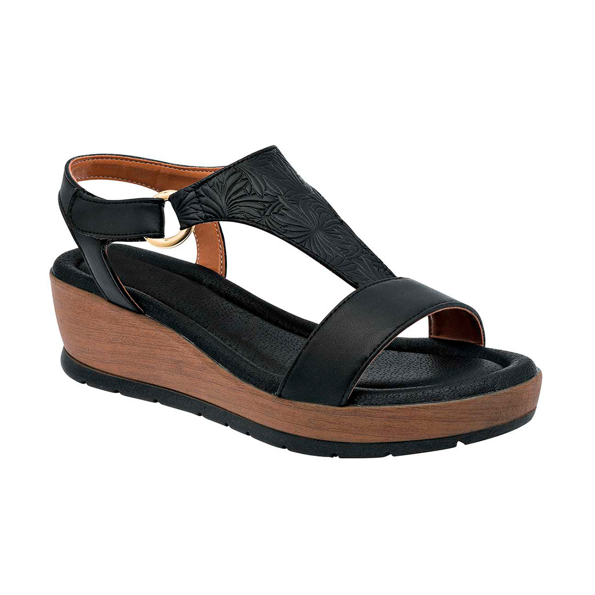 Sandalias con Plataforma RBCollection 108765 color Negro