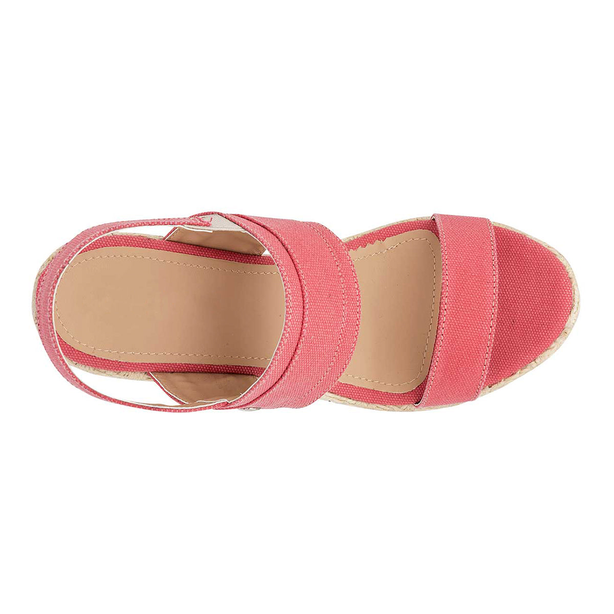 Foto 2 | Sandalias de Tacón Rbcollection color Coral para Mujer