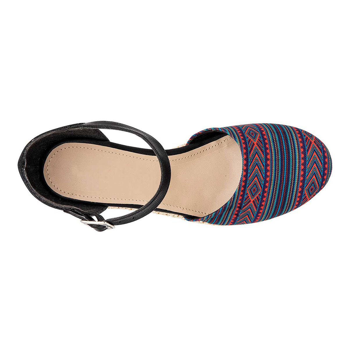 Foto 4 pulgar | Sandalias Con Plataforma Rbcollection Exterior Textil Color Negro