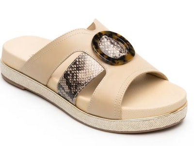 Foto 1 | Sandalias Flexi Beige para Mujer