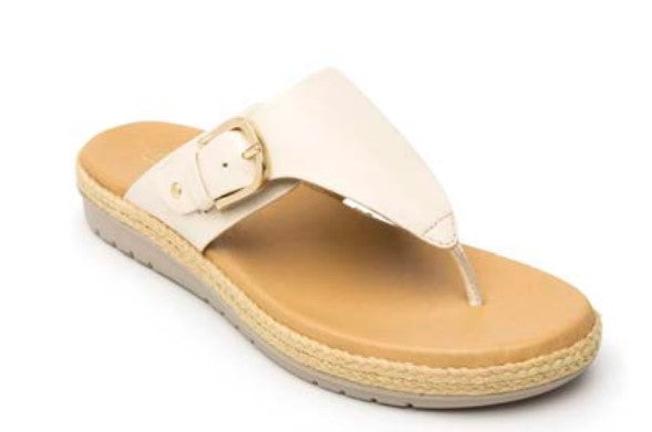 Foto 1 | Sandalias Flexi 100221 Beige para Mujer
