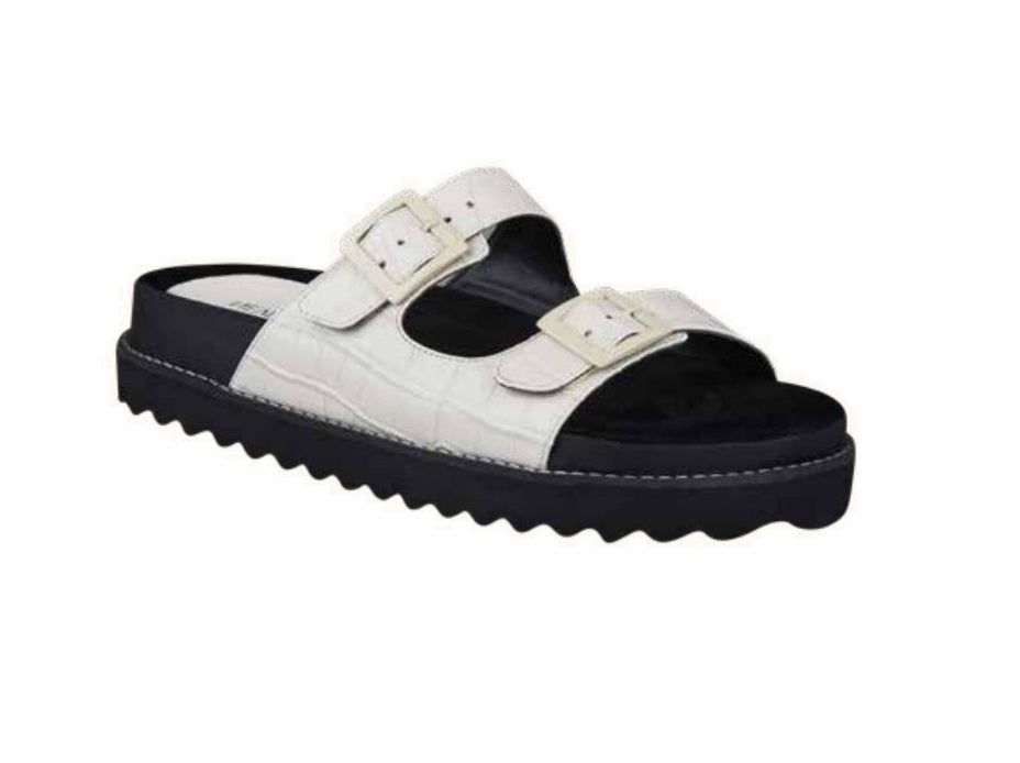 Foto 2 pulgar | Sandalias Danae Núñez Blancas para Mujer
