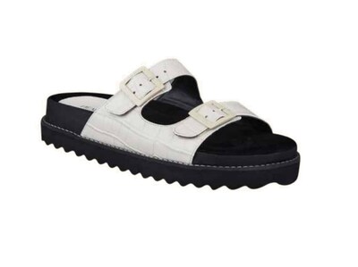Foto 1 | Sandalias Danae Núñez Blancas para Mujer