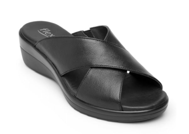 Foto 1 | Sandalia Flexi 116011  color Negro para Mujer