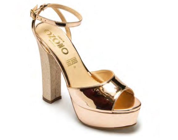 Foto 1 | Zapatillas Ozono 642902 color Oro Rosado