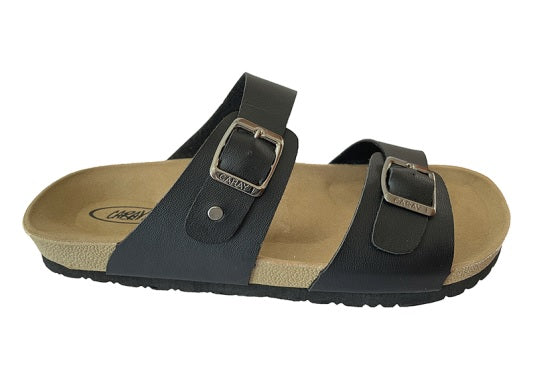 Foto 1 | Sandalias Caray Armenia Negras