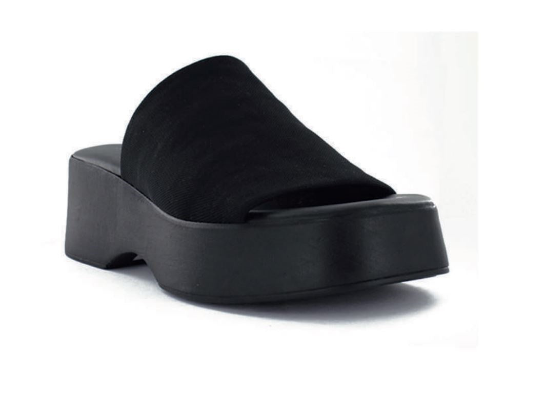 Foto 2 pulgar | Sandalias Danae Núñez Negras para Mujer