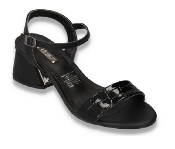 Foto 2 pulgar | Sandalias con Tacón Efe 220703 Negras para Mujer