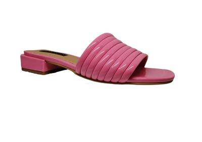 Foto 1 | Sandalias de Charol con Tacón Salamandra 230-3656 Rosas