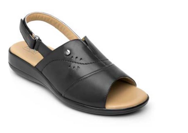 Foto 2 pulgar | Sandalias Flexi color Negro para Mujer